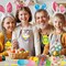 30 Pack Spring Tree Craft Kit DIY Flower Butterfly Bee Craft 3D Art Paper Crafts for Kids Toddler Easter Summer Stickers Game Activities